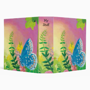 Chapman's blue butterfly   binder