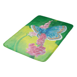 Chapmans blue butterfly (Polyommatus thersites) Bath Mat