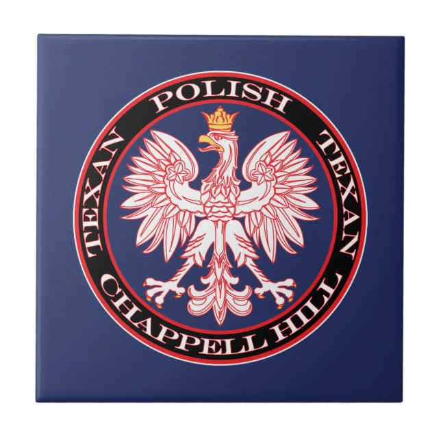 Chappell Hill Round Polish Texan Tile (Front)