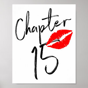 Chapter 15th Birthday Girl Princess Shirt 15 Years Poster