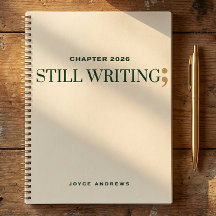 Chapter 2026 Still Writing Custom Gold Semicolon