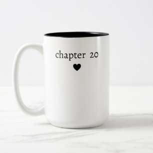 Chapter 20 Personalized 20th Birthday Two-Tone Coffee Mug