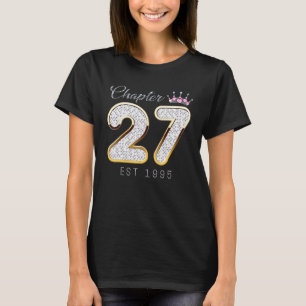 Chapter 27 Est 1995 27th Birthday Tee For Womens