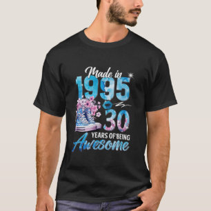 Chapter 30 Fabulous EST 1995 30th Floral Birthday  T-Shirt