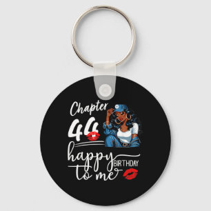 Chapter 44 Years Old 44th Happy Birthday to Me Keychain