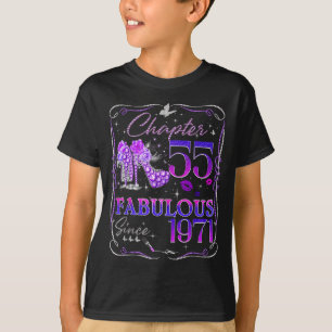 Chapter 55 Fabulous Since 1971 Design T-Shirt