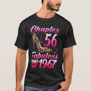 Chapter 56 Fabulous Since 1967 56th Birthday Queen T-Shirt