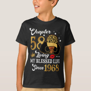 Chapter 58 Living My Blessed Life Since 1968 Afro  T-Shirt