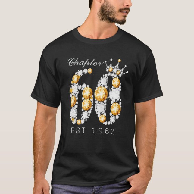 Chapter 60 EST 1962 60Th Birthday Tee Gift For Wom (Front)