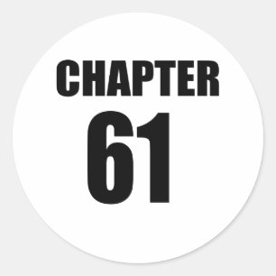Chapter 61 Birthday Classic Round Sticker