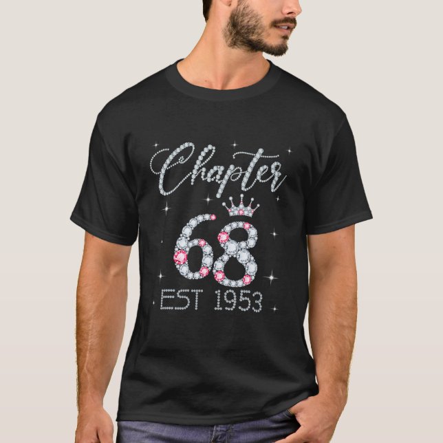 Chapter 68 EST 1953 68Th Birthday Tee Gift For Wom (Front)