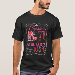 Chapter 71 Fabulous Since 1954 71st Diamond Birthd T-Shirt