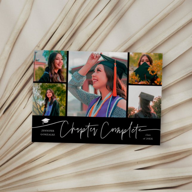 Chapter Complete Black Grad Multi Photo Announcement (Creator Uploaded)