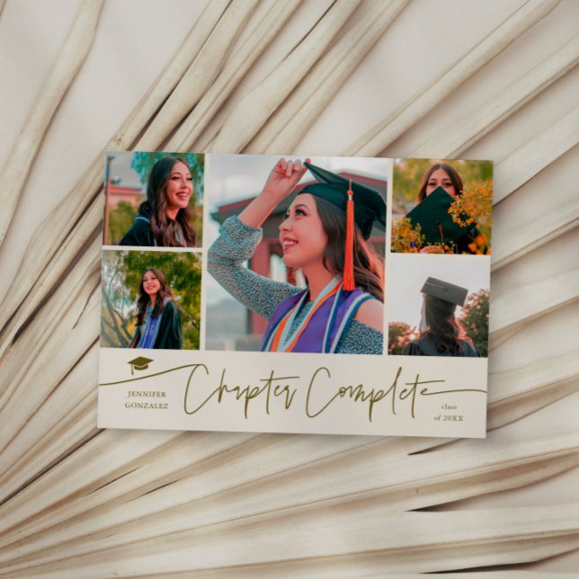 Chapter Complete Cream Grad Multi Photo Announcement (Creator Uploaded)