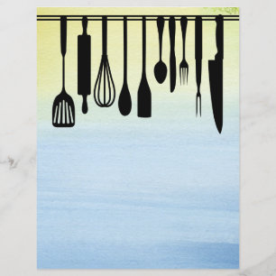 Chapter Divider Pages for Recipe Binders