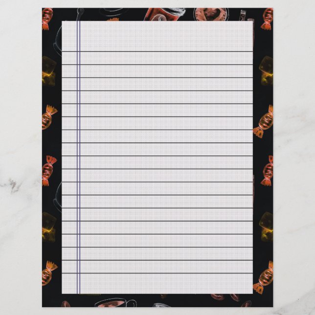 Chapter Divider Pages for Recipe Binders (Front)