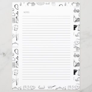 Chapter Divider Pages for Recipe Binders