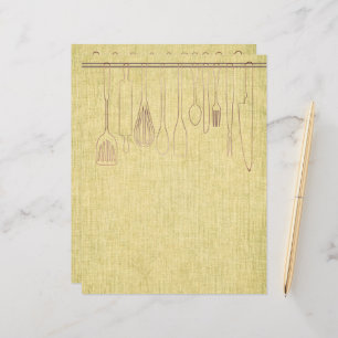 Chapter Divider Pages for Recipe Binders