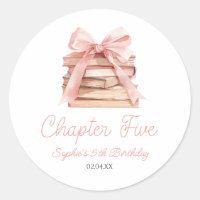 Chapter Five Pink Bow Books 5th Birthday Party