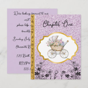 Chapter One Baby Shower Digital Download Invitation