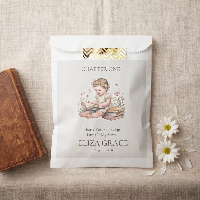 Chapter One Storybook First Birthday Personalized  Favour Bag (Creator Uploaded)