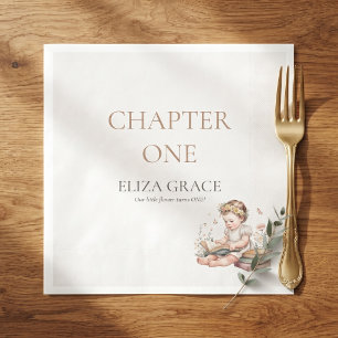 Chapter One Storybook First Birthday Personalized Napkin