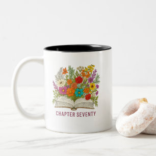 Chapter Seventy 70th Birthday Two-Tone Coffee Mug