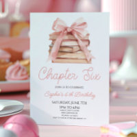 Chapter Six Pink Bow Storybook 6th Birthday Party