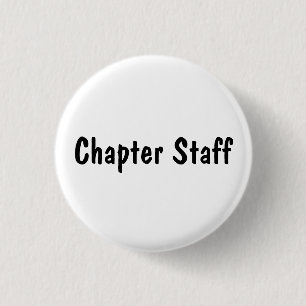 Chapter Staff 1 Inch Round Button
