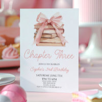 Chapter Three Bow Storybook 3rd Birthday Party