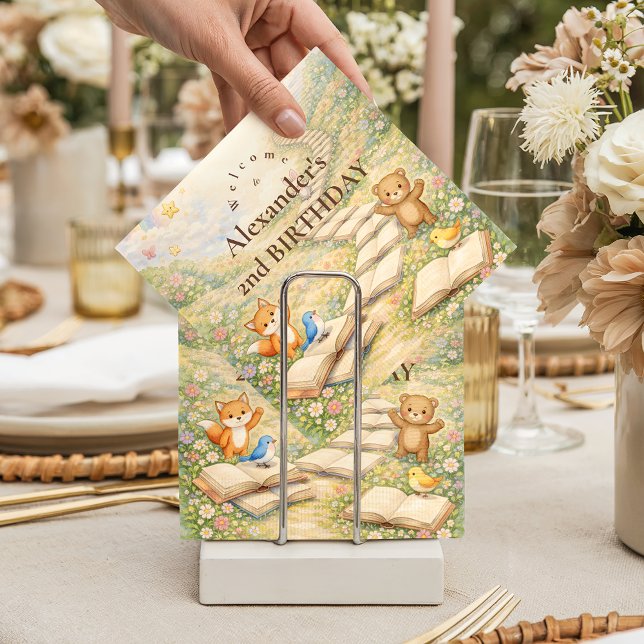 Chapter Two Turning Pages Birthday Napkin (Creator Uploaded)