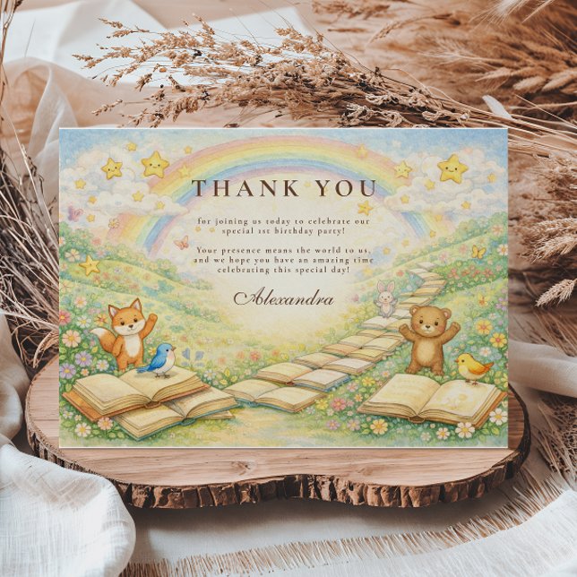 Chapter Two Turning Pages Birthday Thank You Card (Creator Uploaded)