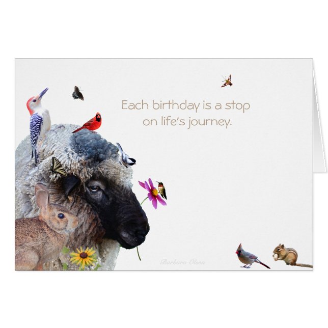 Chaque anniversaire est une étape dans le voyage d (Devant horizontal)