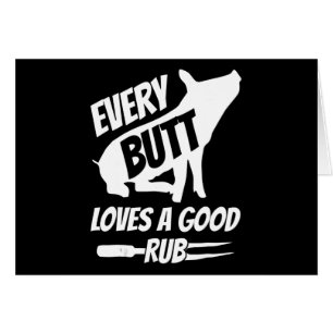 Chaque Beurre Aime Un Bon Rub Drôle Porc BBQ