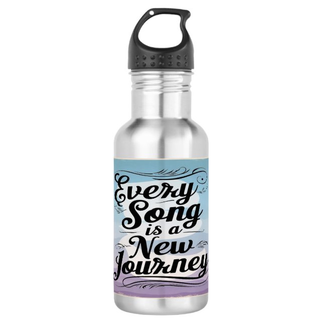 Chaque chanson est une nouvelle bouteille d'eau de (Devant)
