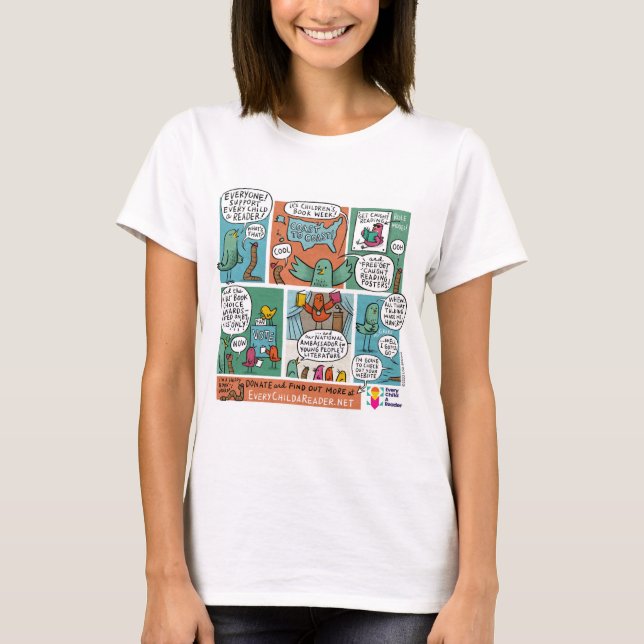 Chaque enfant un lecteur Comic T-shirt (Devant)