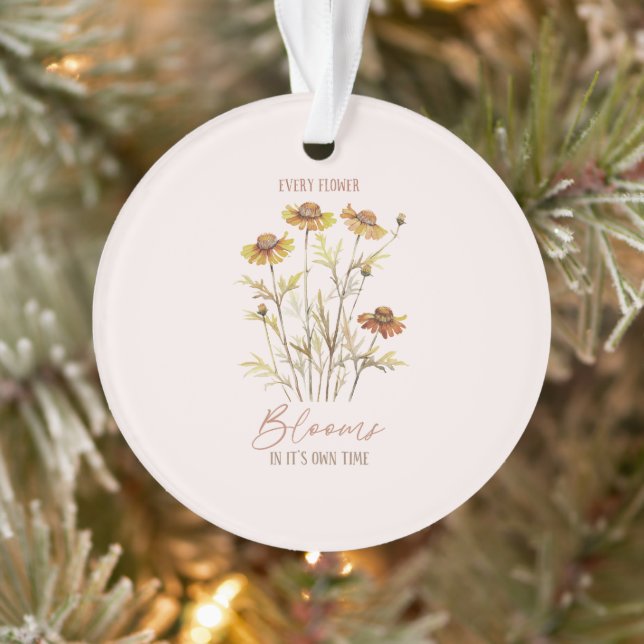 Chaque fleur fleurit dans son propre temps -Floral (Arbre)