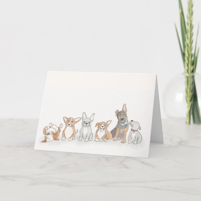 Chaque jour est la carte du jour du chiot (Devant)