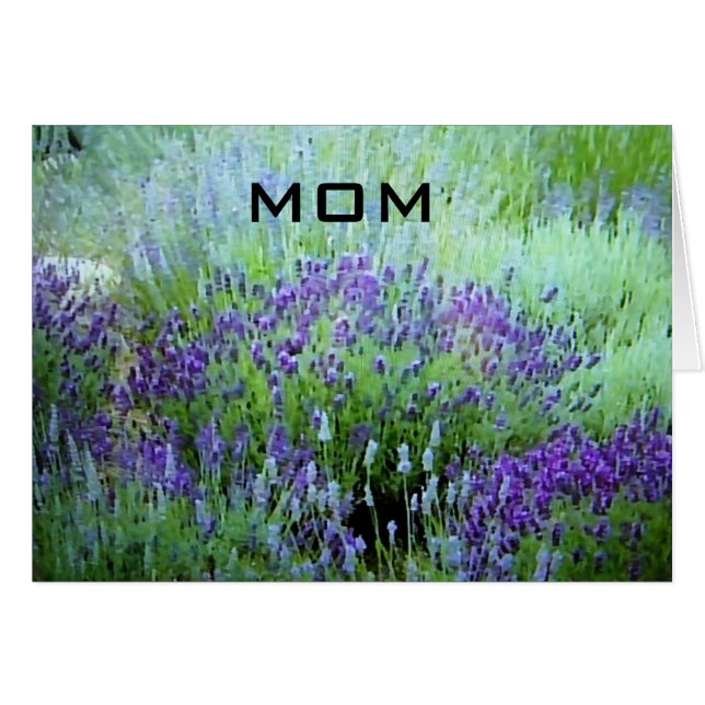 "CHAQUE JOUR EST SPÉCIAL AVEC VOUS MAMAN" (Devant horizontal)