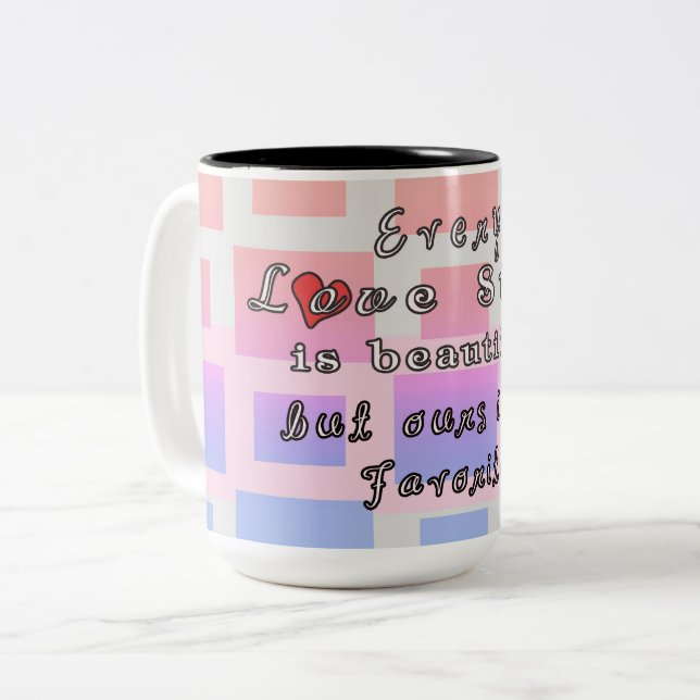 Chaque Love Story est belle tasse de café (Devant gauche)