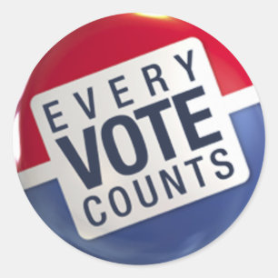 Chaque vote compte Sticker