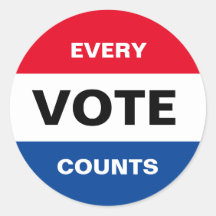 Chaque vote compte Sticker