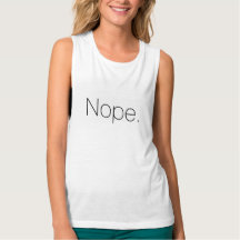 Char de t-shirt Nope