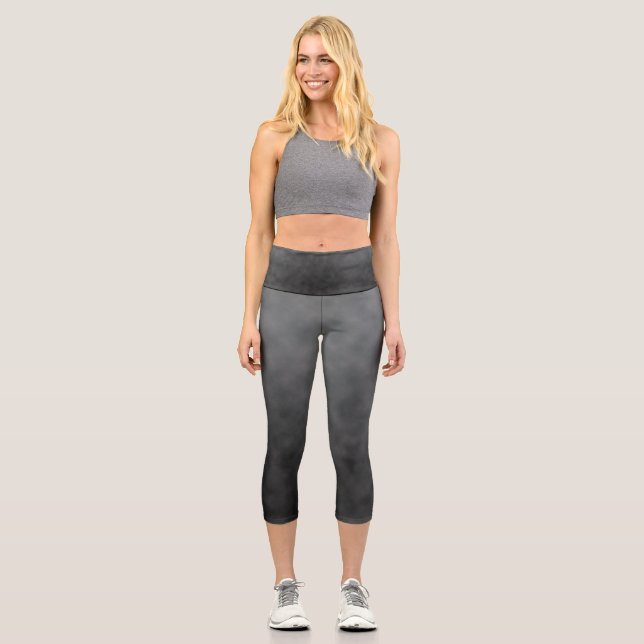 Char Veil Capri Leggings (Front)