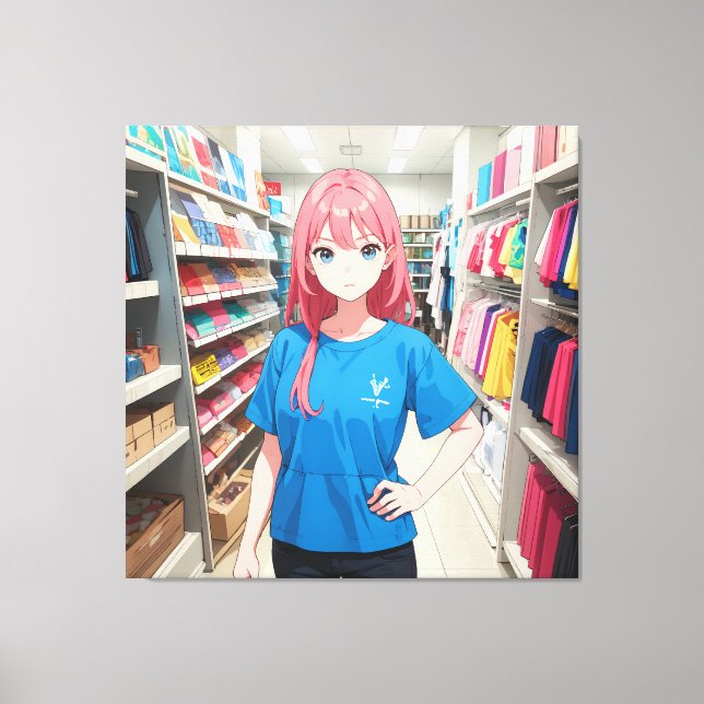 Character Canvas Print (Front)