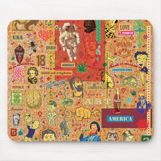 Character Collage-1 Mousepad (Front)