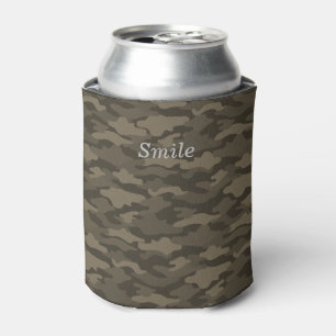 CHARACTER CUSTOM CAMOUFLAGE (SEPIA) CAN COOLER