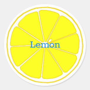 Character Custom Lemon Round Seal