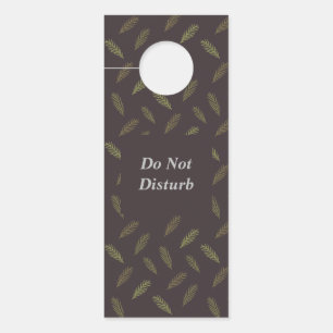 Character Custom Palm (Brown + Green) Doorknob Sig Door Hanger