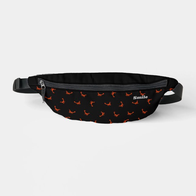 CHARACTER CUSTOM SCORPION BLACK PRINT CUT SAW BAG (Front)